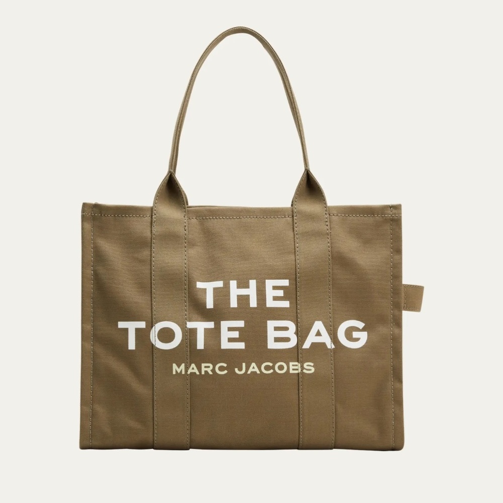 MARC JACOBS The Large Canvas Tote Bag in Olive